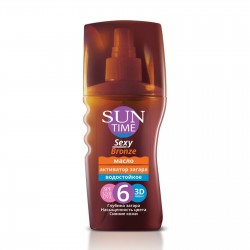 Масло Биокон Солнцезащитная серия сан тайм Секси Бронз активатор загара SPF6 150 мл