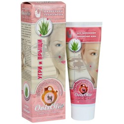 Гель-бальзам Ovis Olio от угрей и прыщей для проблемной юношеской кожи с алоэ вера 70 г